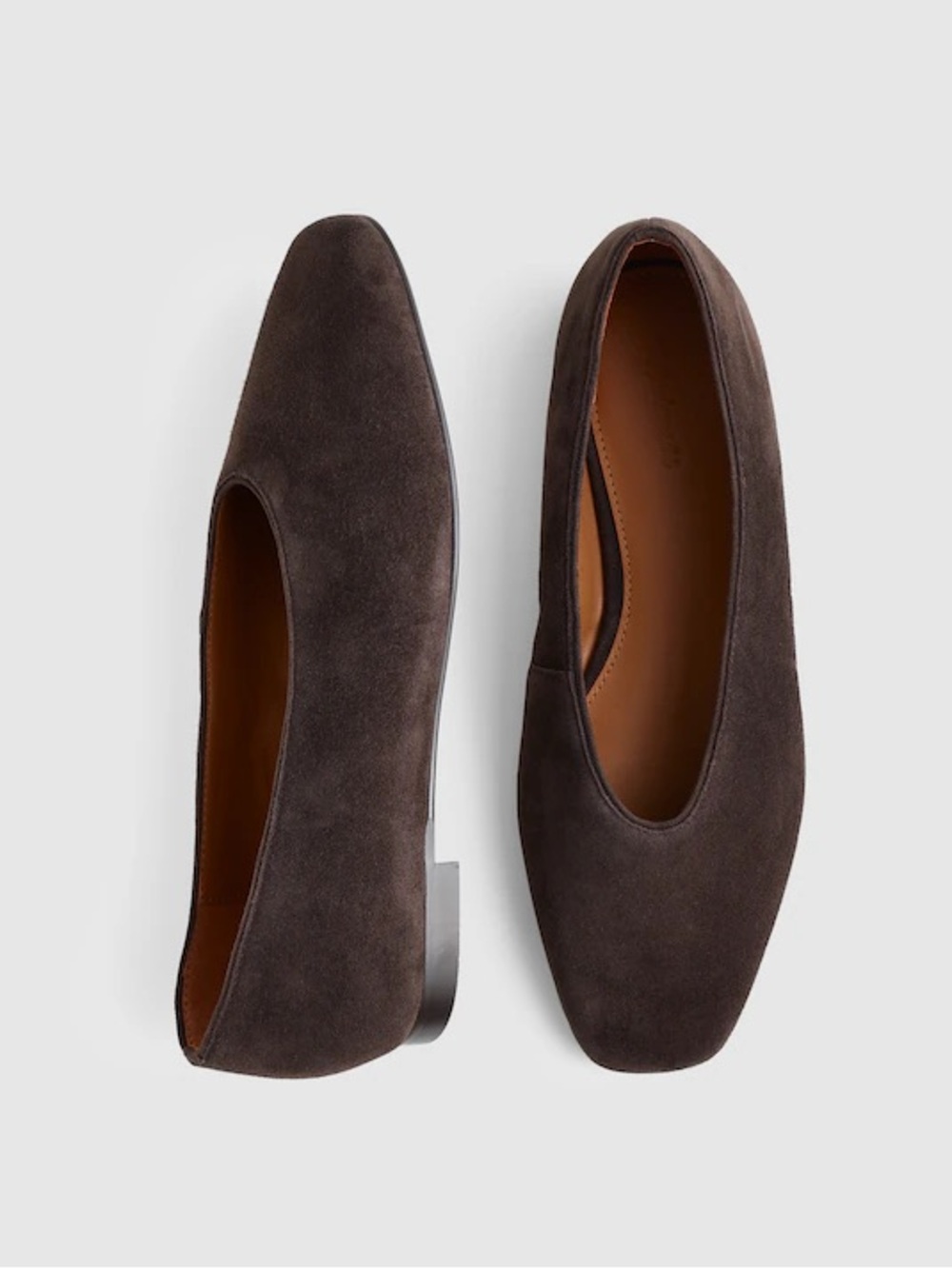 MADEWELL Women's The Mylie Ballet Flat in Dark Carob Suede Size 6.5 🚨SEE NOTES